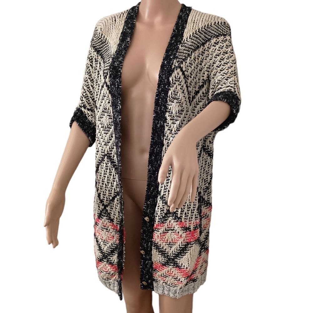 Cabi Cardigan Sweater S Grandpa Oversized Boho Cozy Chenille Farmhouse Rustic. - Picture 5 of 16
